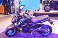 CF Moto CF125 motorcycle at Makina Moto show in Pasay, Philippines Royalty Free Stock Photo